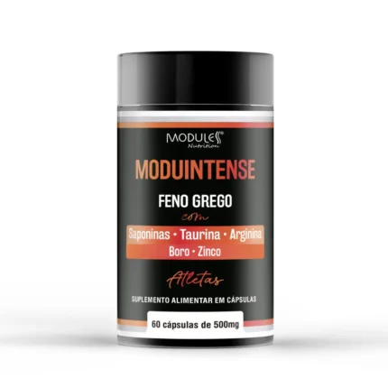 Moduintense Feno Grego + Taurina + Arginina + Boro + Zinco 60caps Moduless sem Sabor