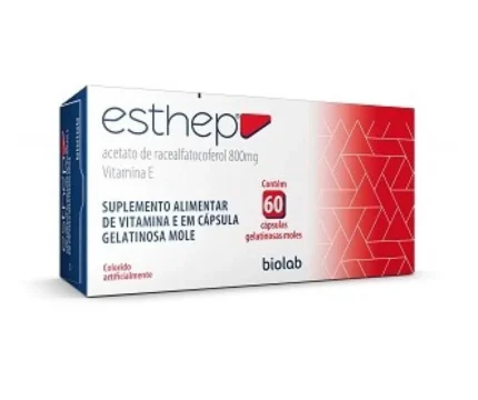 Esthep 800mg 60caps - Racealfatocoferol
