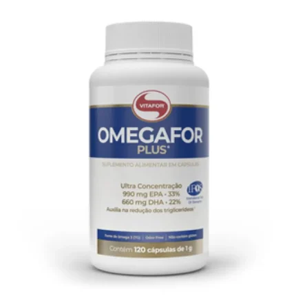 Ômegafor Plus Vitafor 120 Cápsulas