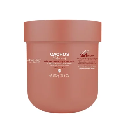 Máscara para Cabelos Arvensis Cachos 2 em 1 500g