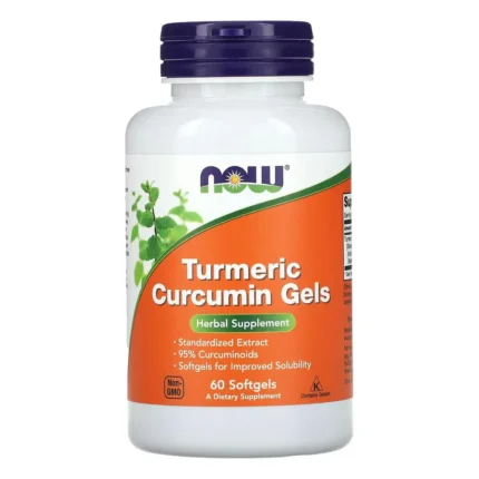 Cúrcuma Gels Now Foods 60 Softgels Produto Importado