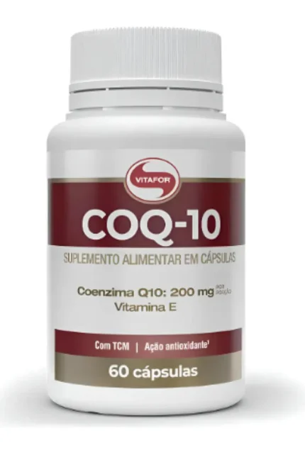 Coq10 Vitafor Coenzima Q10 200mg por Porção com Vitamina e