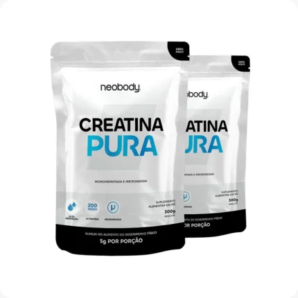 Kit 2x Creatina 100% Pura com Laudo 300g Neobody Nutrition