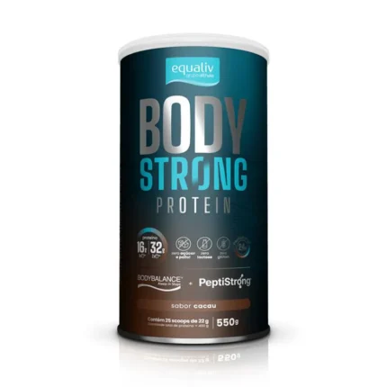 Body Protein Strong (550G) - Sabor: Cacau