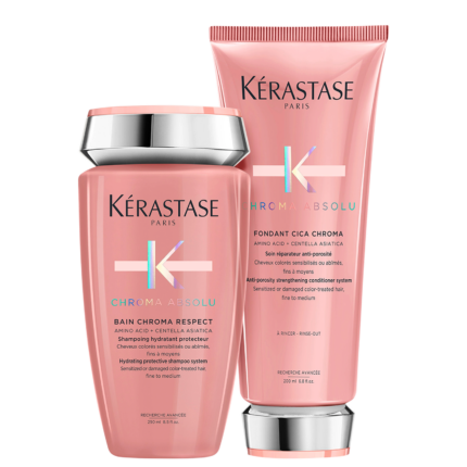 Kit Kérastase Chroma Absolu Bain Respect Fondant Cica (2 Produtos)