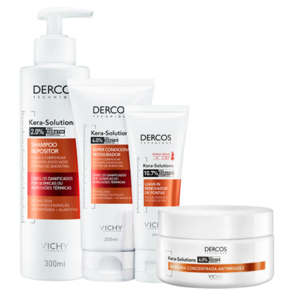 Kit Vichy Dercos Kera-Solutions Complete (4 Produtos)