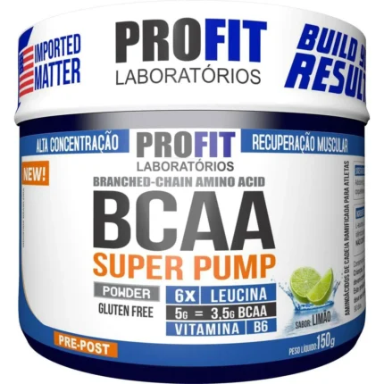 Bcaa Super Pump Powder 6:1:1 - 150G Limão - Profit