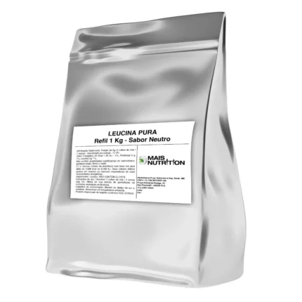 Leucina Po Pura 1kg Embalagem Refil Wvegan Vegano