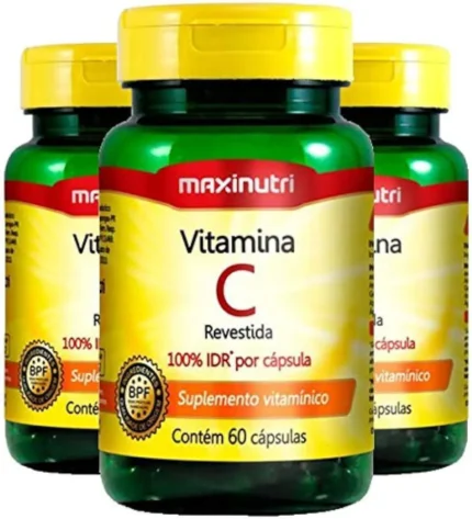 Vitamina C 3 Unidades de 60 Cápsulas Maxinutri