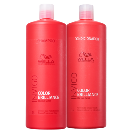 Kit Wella Professionals Invigo Color Brilliance Salon Duo (2 Produtos)
