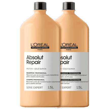 Kit L'Oréal Professionnel Serie Expert Absolut Repair Gold Quinoa + Protein Salon Duo (2 Produtos)
