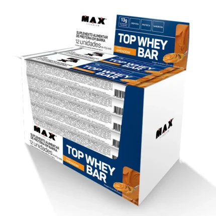 Top Whey Bar Display 12un de 41g - Amendoim