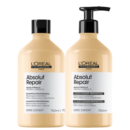 Kit L'Oréal Professionnel Serie Expert Absolut Repair Omega 9 + Protein (2 Produtos)